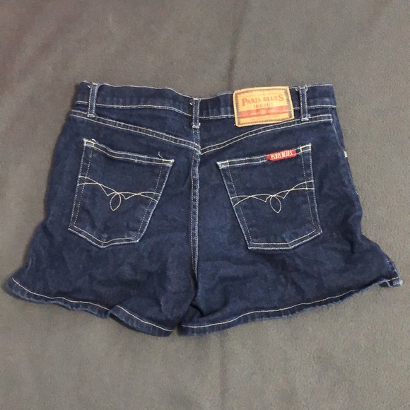Paris Blues junior size 11 Dark Jean Shorts - Picture 3 of 6